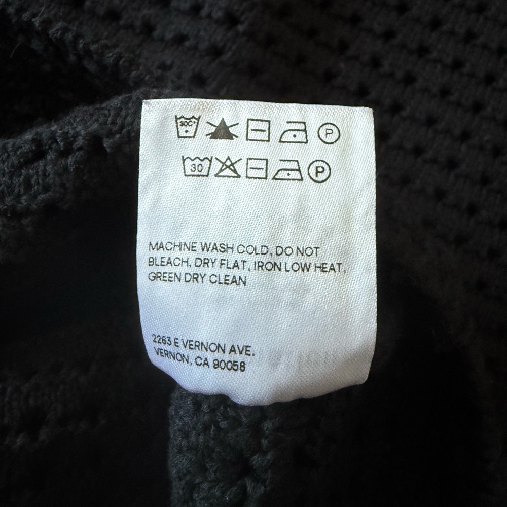 Reformation Black Knit Skirt Set Size Small - Picture 8 of 8